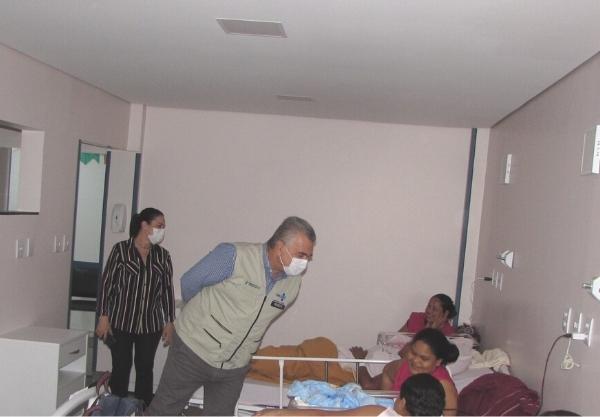 Benedito Garcia conversou com pacientes