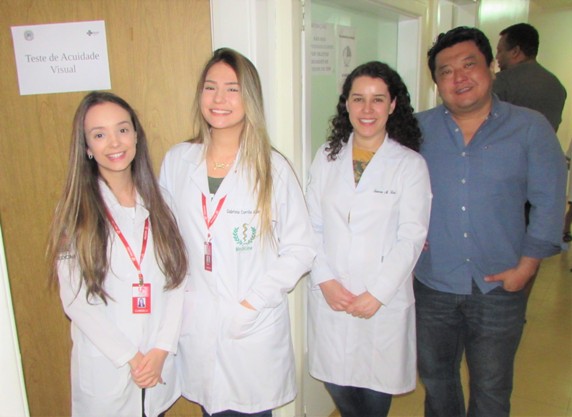 O médico e professor, Dr. Reinaldo Yoshii foi o tutor dos alunos do Curso de Medicina da Unipar, que participaram do evento