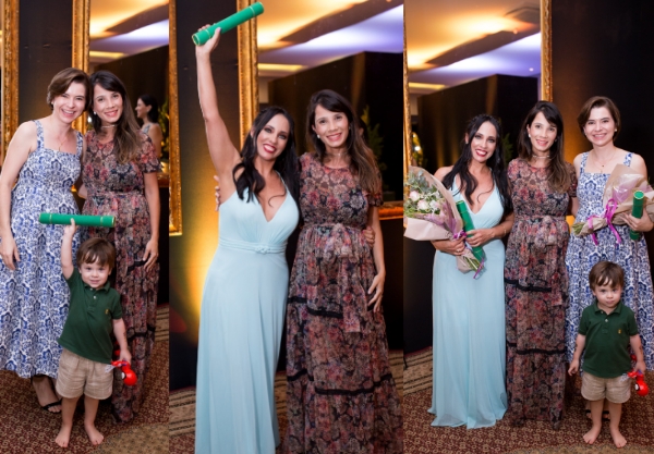 Clínica Médica entrega certificados Dra. Érica Lourenço de Paula, Dra. Cinzia Giacometti e Dra. Jane de Assis