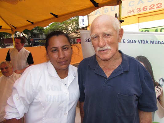 Seu Benedito fez um check-up da saúde e ainda mudou o visual.