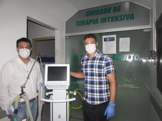 A comunidade doou equipamentos para a Ala Covid-19 do Nossa Senhora