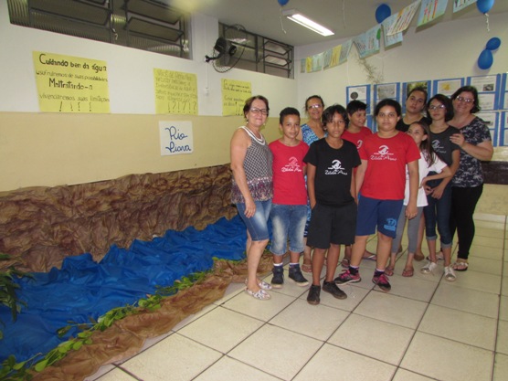 Os alunos também apresentaram técnicas e ideias para a conservação do Rio Piava