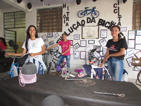 A história da bicicleta - o meio de transporte mais antigo e o mais usado no mundo - foi um dos temas que mais chamou atenção
