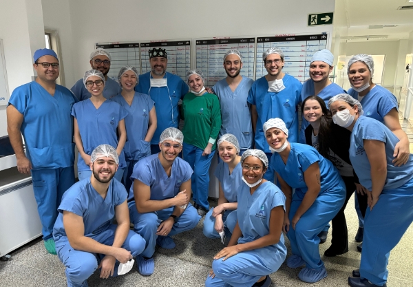Parte da equipe do Hospital Norospar