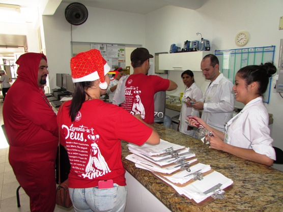 Todas as alas do hospital foram visitadas