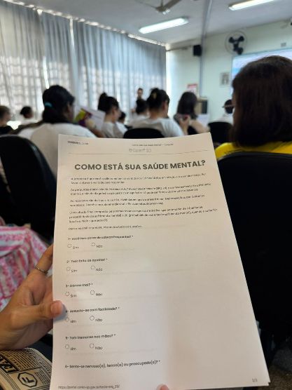 Questionário aplicado em todas as atividades