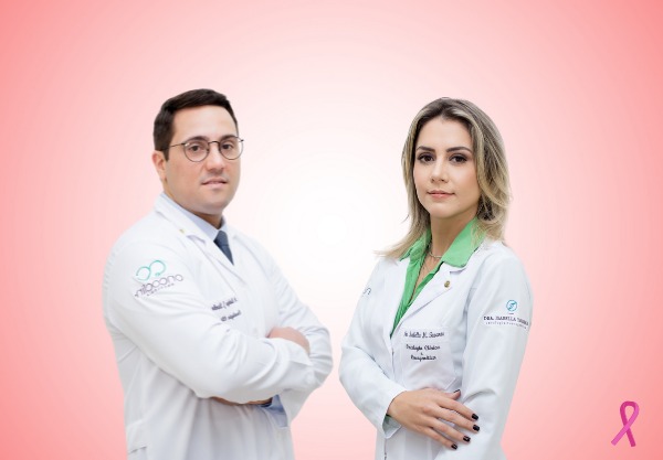 Dra. Isabella Morais Tavares Huber e Dr. Rodrigo Barbosa  - Oncologistas