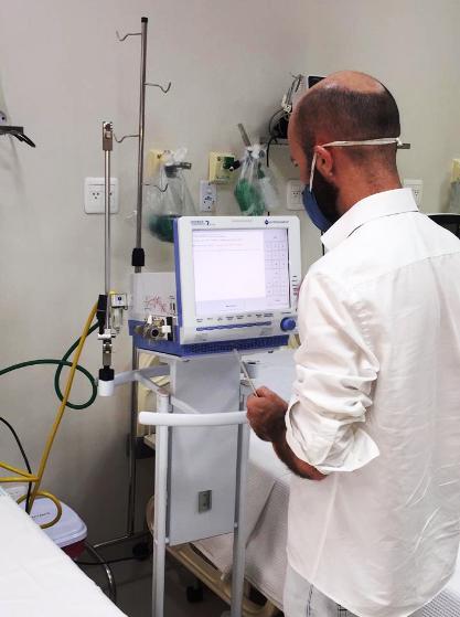 Os respiradores foram instalados, testados e estão prontos para serem utilizados