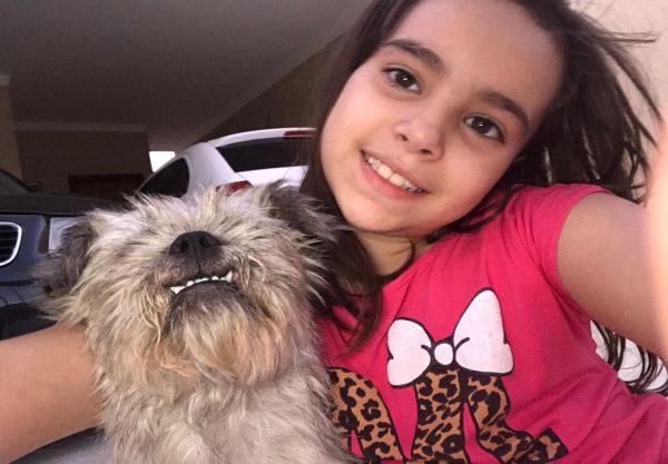 Ana Sofia e a saudosa Jujuba