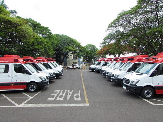 Em 2019 a frota de ambulâncias foi renovada
