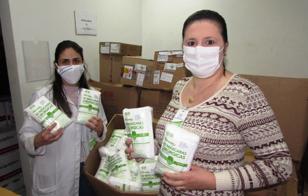 A equipe do Instituto Nossa Senhora recebeu com muita gratidão a doação