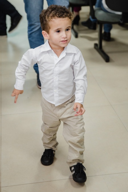 O José Henrique - primeiro bebê alimentado com leite doado ao BLH Norospar - tem 5 anos e se destacou entre os convidados do evento.
